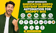 setup integrate shipstation shippo easyship shipping automation for shopify wix