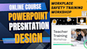 design powerpoint course training presentation elearning canva ppt webinar slide