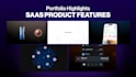 create a premium saas product explainer and UI animation