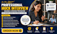 do medical mock interview, job interview coaching and residency interview prep