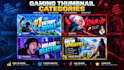design viral gaming youtube thumbnails for fortnite and valorant