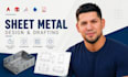sheet metal design, cad drafting, engineering drawing, mechanical design