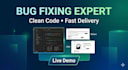 fix HTML CSS javascript bugs or small website issues fast