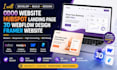 develop build odoo website design hubspot landing page 3d webflow design framer