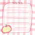 design cute notepad, digital planner, diary, notebook, sticky notes