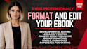 do ebook editing, formatting and publishing for amazon kdp draft2digital or lulu