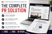 write and distribute press release to premium media sites