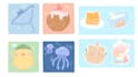 create cute doodles, illustration, sticker design