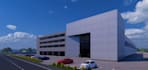 visualize 3d industrial warehouse,site plan layout,cgi retail exterior rendering