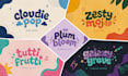 design a modern playful typography logo