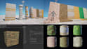 create stylized handpainted textures for games and 3d assets