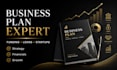 write a startup business plan, financial projections, and business strategy