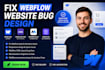 fix webflow website bug design webflow cms memberstack webflow ecommerce