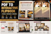 design modern digital menu or flipbook for your business