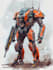 draw high quality robot, mecha concepts