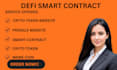 develop smart contract blockchain developer defi solidity web3