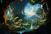 fantasy landscape design illustrations