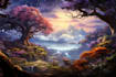fantasy landscape design illustrations