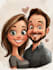 draw amazing couple illustration