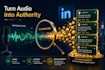 ghostwrite engaging linkedin posts from your podcast