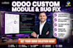 develop odoo custom module and fix odoo errors