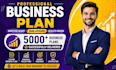 write business plan with financial model