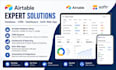 setup airtable database, airtable crm specialist, dashboard, softr webapp expert
