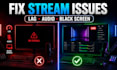 setup fix obs studio streamlab for twitch, facebook and youtube live streaming