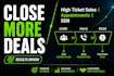 do high ticket sales closing, sdr outreach and appointment setting