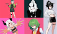 high quality 8 bit 16 bit pixel art character, animations sprite sheets game art