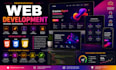 develop trending modern websites using HTML,CSS and java script
