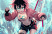 draw anime character with cinematic lighting