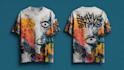 create unique streetwear, edgy, artsy tshirt designs