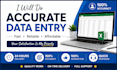 do data entry fast and accurately