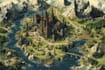make fantasy map illustration , novels and games