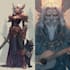 dnd character art and character designer