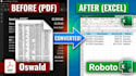 convert PDF to excel with accuracy