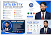 do data management, data extraction and data entry