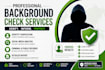 do ethical background check and osint investigation report