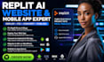 fix replit ai website convert replit to android ios app upload to playstore