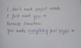 handwrite personalized notes, quotes and messages