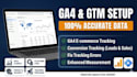 setup ga4 ecommerce tracking and conversion tracking via GTM