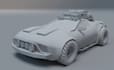 create low poly 3d vehicle and car models