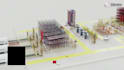 do 3d facility visualization, 3d factory animation, 3d factory walkthrough