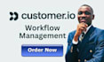 setup customer io email sms campaigns and data integration communication