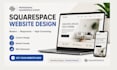 build squarespace website design, redesigned squarespace website landing page
