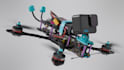 design fpv,uav drone airframe, fea simulation, cad with electronic fdm 3d print