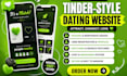 create tinder style dating websites with modern UI matching system