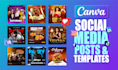 design pro social media posts and canva templates