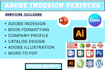 design adobe indesign layout, brochure design, adobe illustrator, magazine